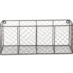 Wall Hanging Chicken Wire Baskets, Set Of 2-Kirkland's Home Online
