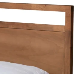 Walnut 4-Drawer Queen Bed Frame With Headboard-Kirkland's Home Best Sale