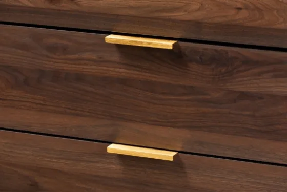 Walnut 5-Drawer Wood Chest-Kirkland's Home Fashion