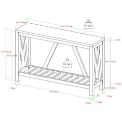 Wash A-Frame Console Table-Kirkland's Home Cheap