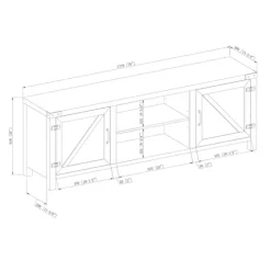 Wash Barn Door Tv Stand-Kirkland's Home Cheap