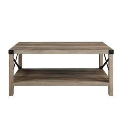 Wash Industrial X-Frame Coffee Table-Kirkland's Home Flash Sale