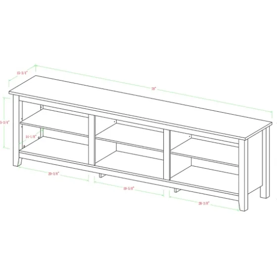 Washed Wood Tv Stand, 70 In.-Kirkland's Home Discount