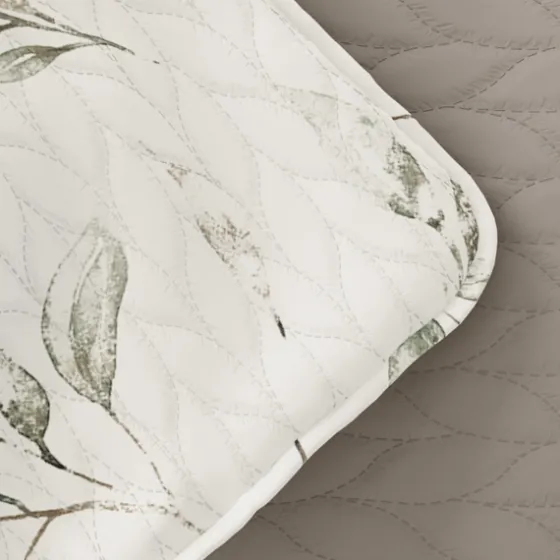 Watercolor Leaves Reversible 3-Pc. Queen Quilt Set-Kirkland's Home Store