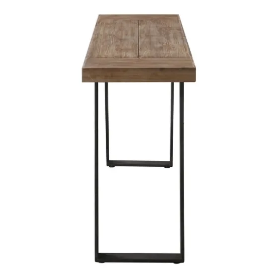 Weathered Oak And Metal Console Table-Kirkland's Home Online