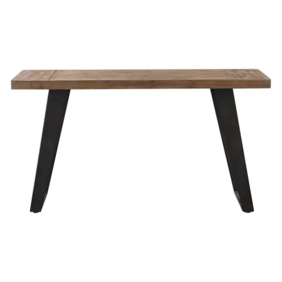 Weathered Oak And Metal Console Table-Kirkland's Home Online