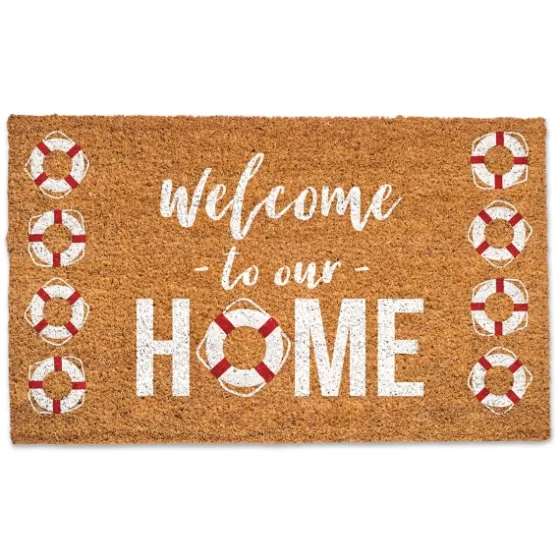 Welcome To Our Home Nautical Doormat-Kirkland's Home Discount