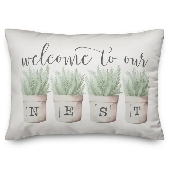 Welcome To Our Nest Pillow-Kirkland's Home Flash Sale