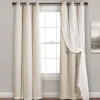 Wheat Curtain Panel Set With Overlay, 120 In.-Kirkland's Home Best