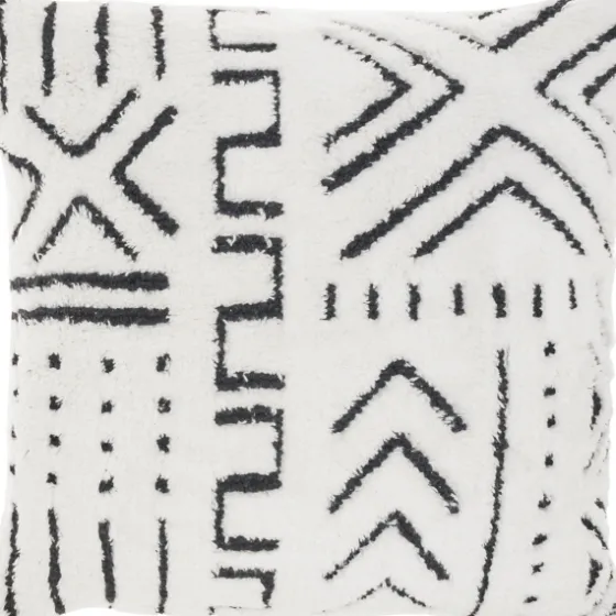 White And Black Tufted Geo Throw Pillow-Kirkland's Home Best