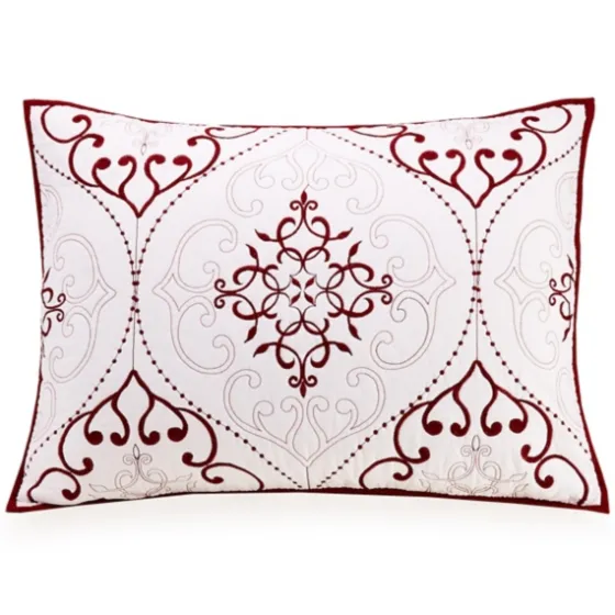 White And Red Pattern 3-Pc. King Quilt Set-Kirkland's Home Online