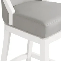 White And Swivel Bar Stools, Set Of 2-Kirkland's Home Hot