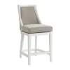 White And Swivel Counter Stool-Kirkland's Home Hot