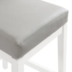 White And Swivel Counter Stool-Kirkland's Home Hot