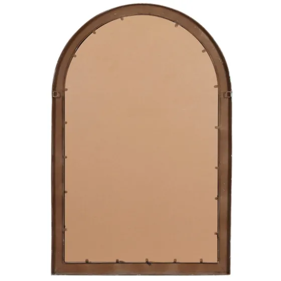 White Brown Rustic Window Iron Frame Wall Mirror-Kirkland's Home New