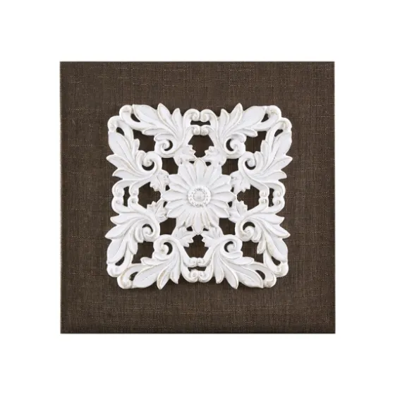 White Embellished Trinity Wall Plaques, Set Of 3-Kirkland's Home Cheap