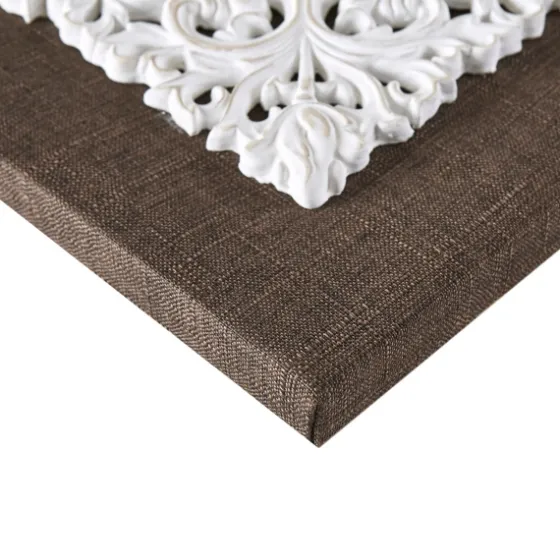 White Embellished Trinity Wall Plaques, Set Of 3-Kirkland's Home Cheap