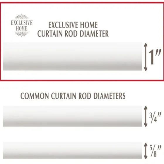 White Mirrored Mosaic Curtain Rod, 120 In.-Kirkland's Home Online