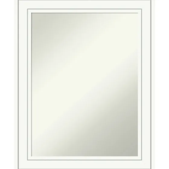 White Raised Frame Wall Mirror-Kirkland's Home Outlet