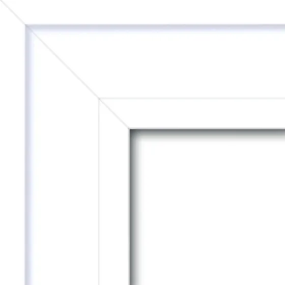 White Raised Frame Wall Mirror-Kirkland's Home Outlet