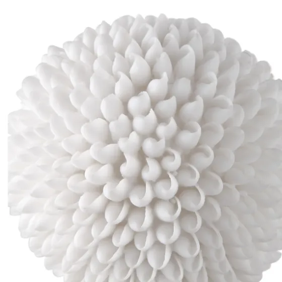 White Sea Shell Sphere Crystal Base Statue-Kirkland's Home Discount