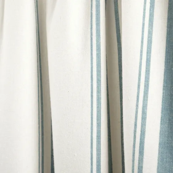White Stripe Cafe Curtain Panel Set, 36 In.-Kirkland's Home New