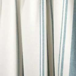 White Stripe Cafe Curtain Panel Set, 24 In.-Kirkland's Home Online