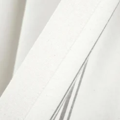 White Stripe Cafe Curtain Panel Set, 24 In.-Kirkland's Home Outlet