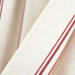 White Stripe Cafe Curtain Panel Set, 24 In.-Kirkland's Home Cheap