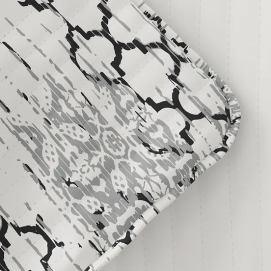 White Trellis Reversible 3-Pc. Queen Quilt Set-Kirkland's Home Discount
