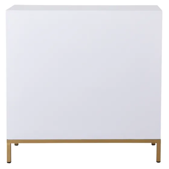 White Wood Basket Weave Cabinet-Kirkland's Home Flash Sale