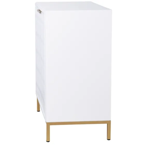 White Wood Basket Weave Cabinet-Kirkland's Home Flash Sale