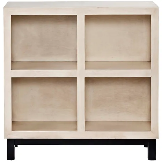 White Wood 4-Cubby Bookshelf-Kirkland's Home Flash Sale