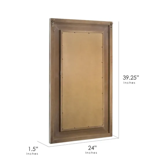 Whitewashed Hand Woven Rattan Mirror-Kirkland's Home Fashion