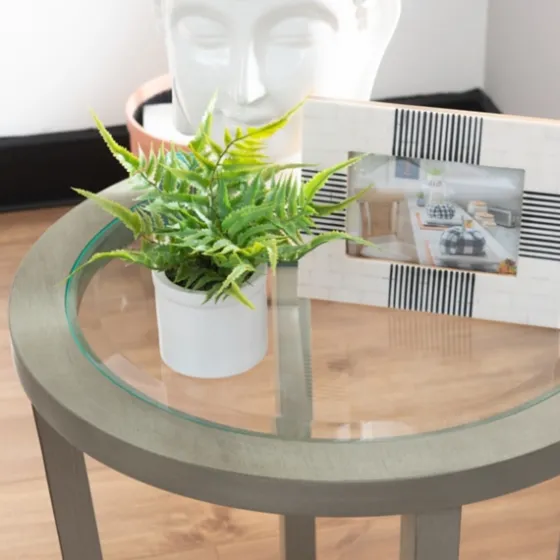 Wood & Glass Top 3-Pc. Table Set-Kirkland's Home Cheap
