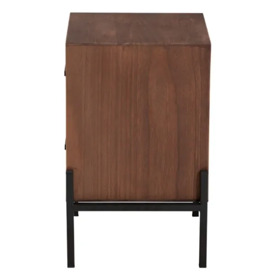 Wood And Metal 2-Drawer Nightstand-Kirkland's Home Cheap