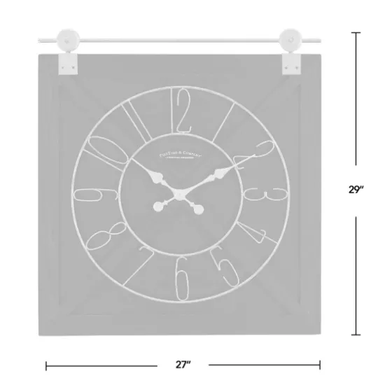 Wood Barn Door Clock-Kirkland's Home Hot
