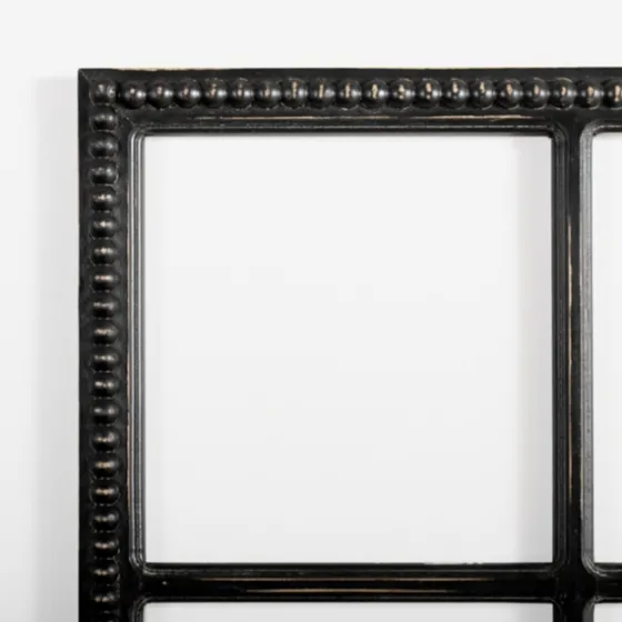 Wood Beaded 6-Pane Window Wall Plaque-Kirkland's Home Fashion