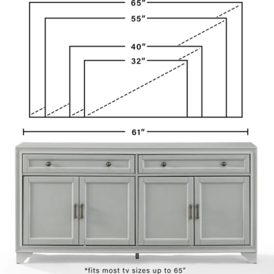 Wood 4-Door Sideboard Cabinet-Kirkland's Home Best Sale
