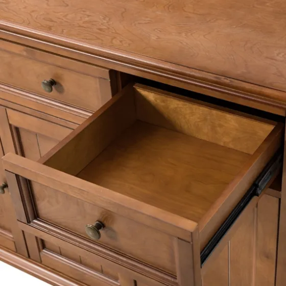 Wood 4-Door Sideboard Cabinet-Kirkland's Home Sale
