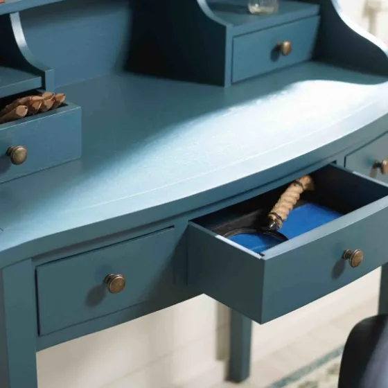 Wood 5-Drawers Desk-Kirkland's Home Cheap