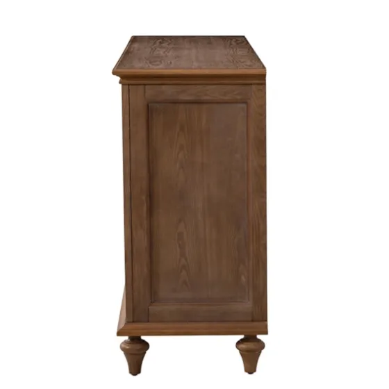 Wood Glass Door Sideboard Cabinet-Kirkland's Home Discount