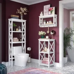 Wood Over-Toilet 3-Tier Shelf-Kirkland's Home Clearance