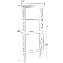 Wood Over-Toilet 3-Tier Shelf-Kirkland's Home Clearance