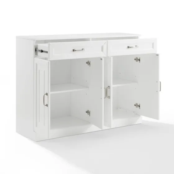 Wood Panel 4-Door Cabinet-Kirkland's Home Online