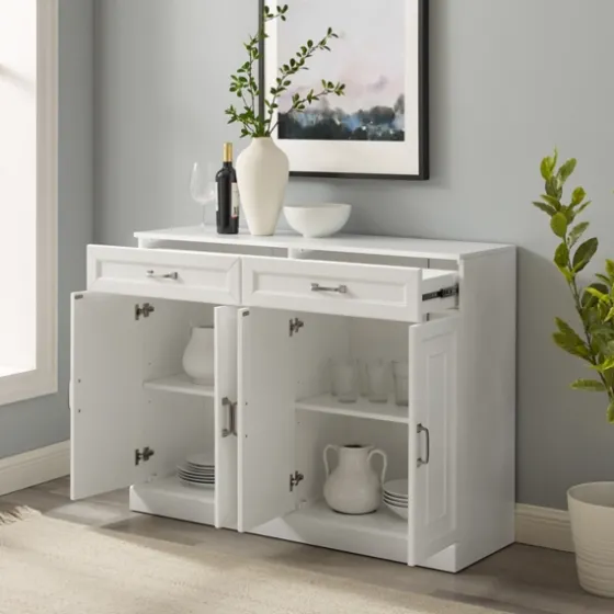 Wood Panel 4-Door Cabinet-Kirkland's Home Online