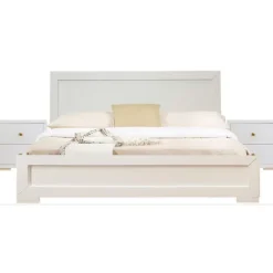 Wood Queen Platform Bed And 2-Nightstand Set-Kirkland's Home Outlet