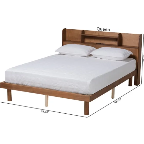 Wood Shelves Full Platform Bed-Kirkland's Home New
