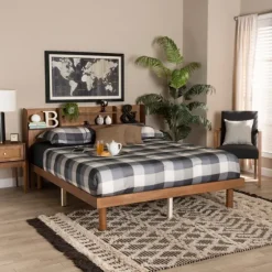 Wood Shelves Full Platform Bed-Kirkland's Home New