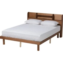 Wood Shelves Queen Platform Bed-Kirkland's Home Shop